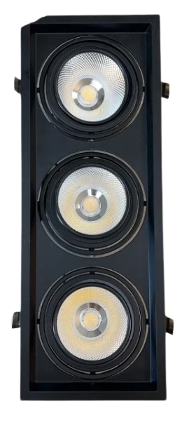 COMMERCIAL CEILING 3 HEADS -BLK