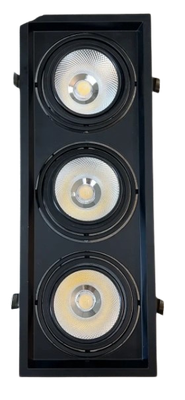 COMMERCIAL CEILING 3 HEADS -BLK