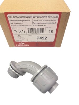 3/4 LIQUID TIGHT CONNECTOR 90