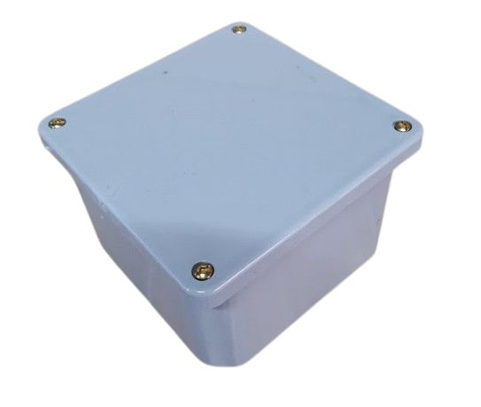 PVC JUNCT BOX W/COV 4*4*4