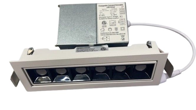 LINEAR POTLIGHT 6X2W 3CCT GIMBAL