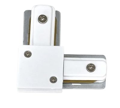 TRACK L-CONNECTOR-WHT
