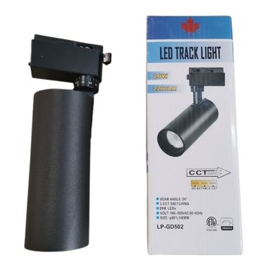 TRACK LIGHT 20W 3CCT GD502 - BLK