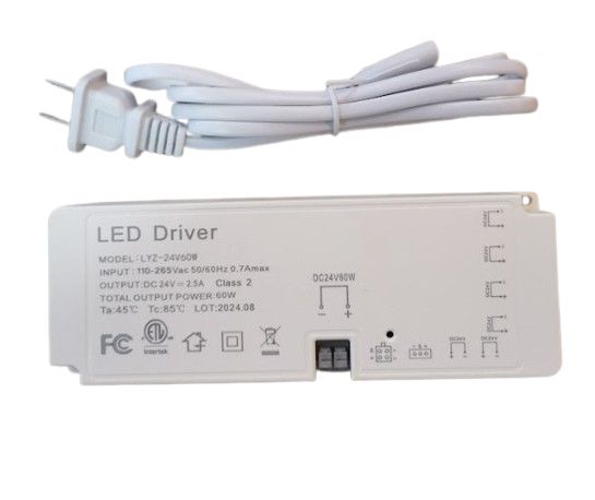 DRIVER 60W 24V ULTRA THIN-PLUG IN