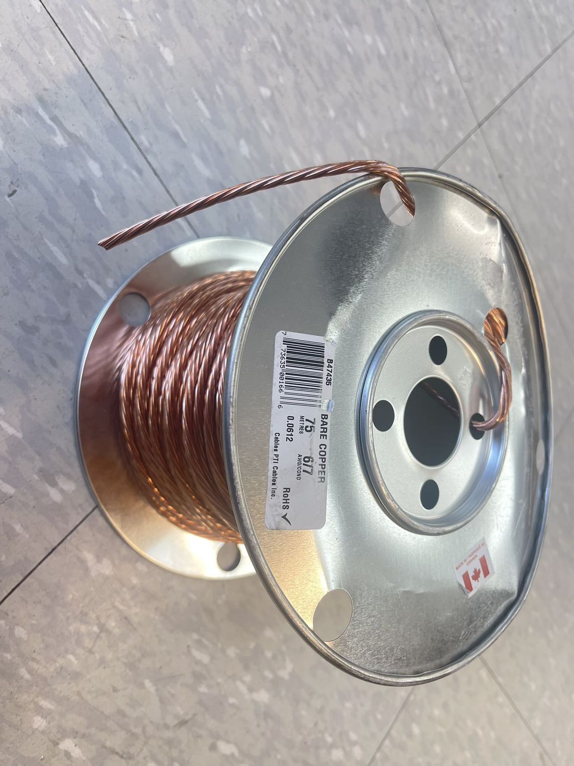 COPPER WIRE #6 75M