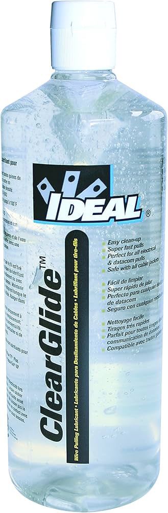 CLEARGLIDE 1-QUART SQZ BOTTLE 12/C IDE 31-388
