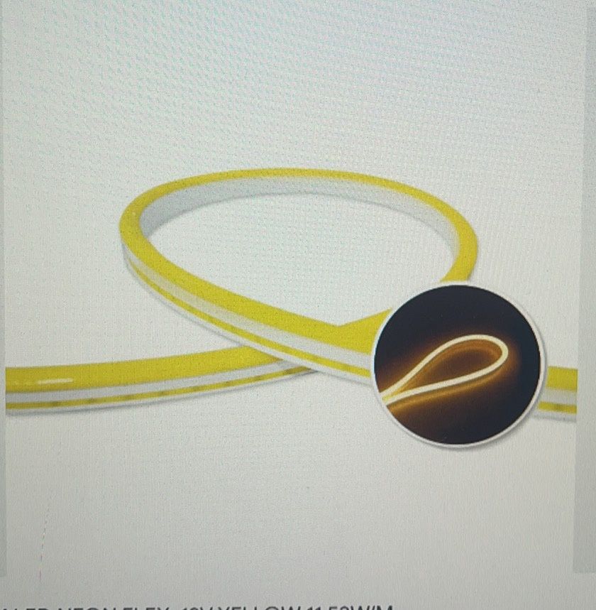 NEON STRIP-SIDE YELLOW PER FEET