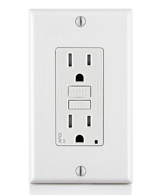 LT- 15A TR AFCI OUTLET WITH LED INDICATOR LIGHT AFTR1-W