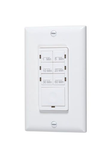 VISTA 6-LEVEL WALL SWITCH TIMER-WH.