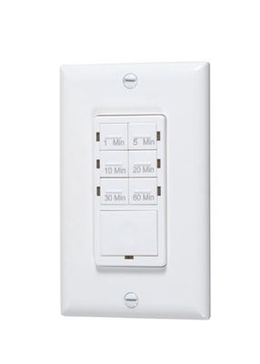 VISTA 6-LEVEL WALL SWITCH TIMER-WH.