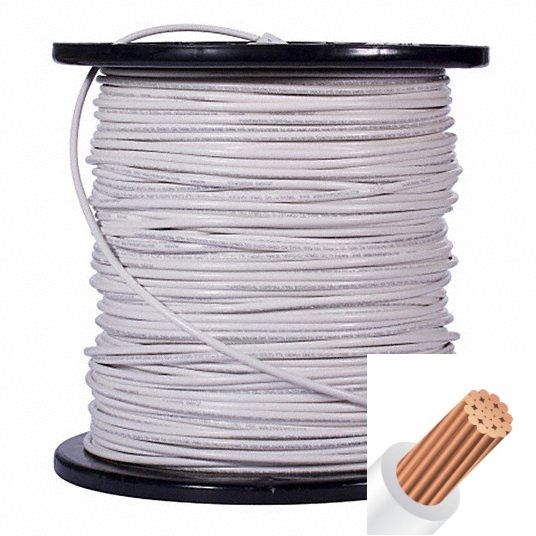 WIRE T90 #12 STR 300M - WHT WIRE T90 #12 STR 300M - WHT