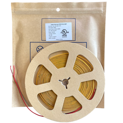 COB STRIP 24V-4MM-6W/M 3000K 5M