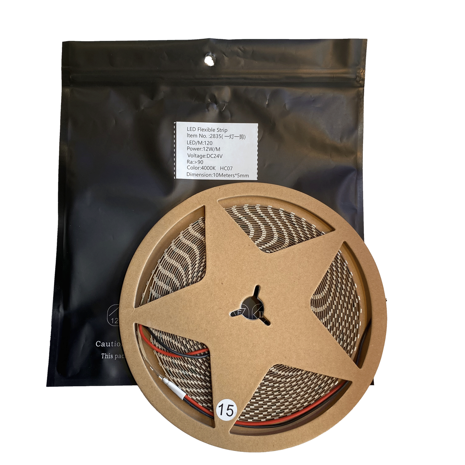 XILI 2835-24V-5MM-12W/M 4000K 10M