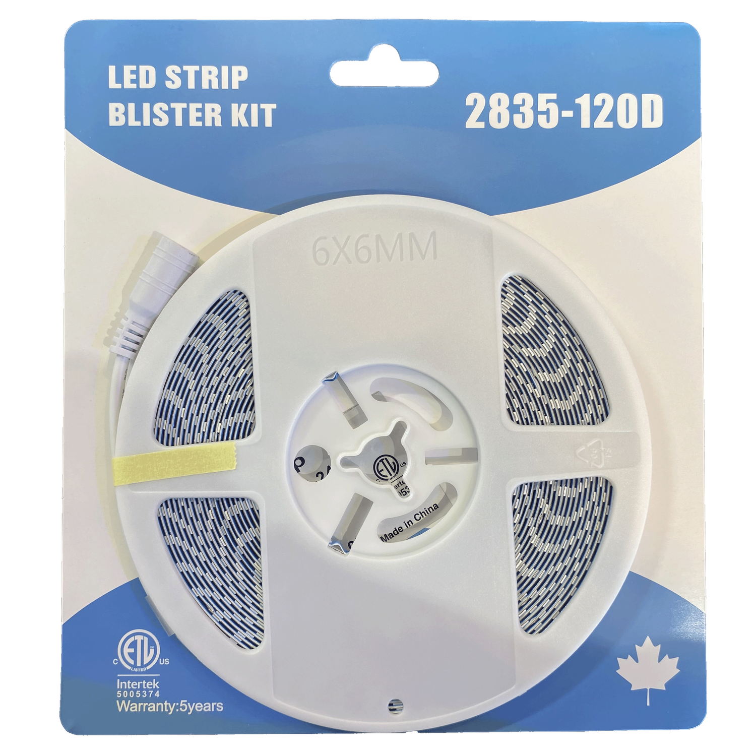 2835-24V-5MM-12W/M 4000K 10M(SINGLE CUTTABLE)