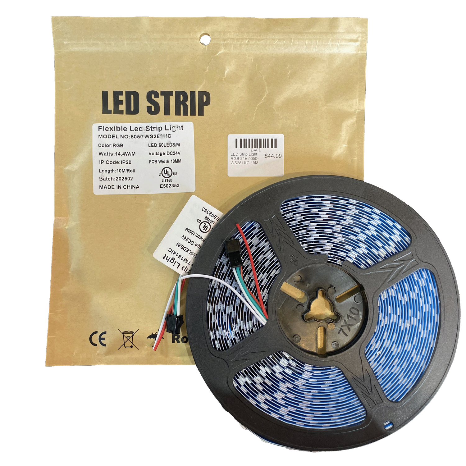 LED STRIP LIGHT RGBWW 24V 5050-WS2811IC 10M