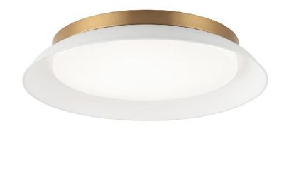 LED FLUSH MOUNT CEILING LIGHT 30W 3CCT WHITE+GOLD