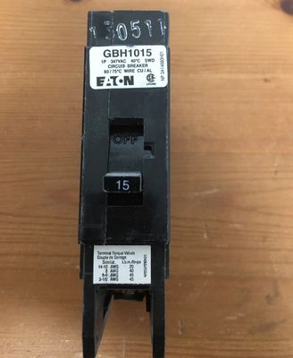ET 15AMP 1P BOLT-ON BREAKERS 347V GBH1015