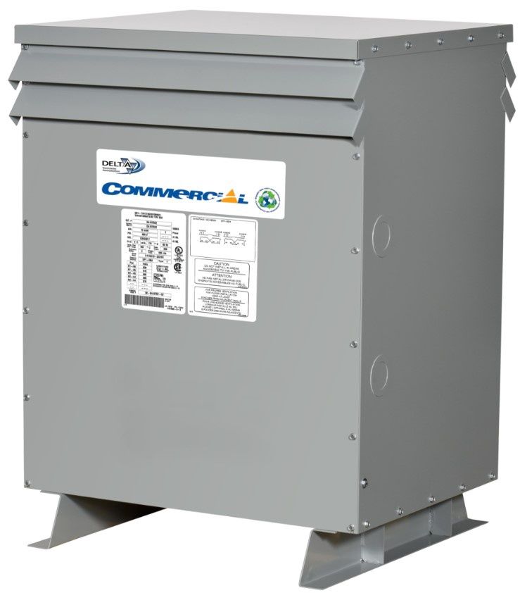 45KVA 3PHASE 600-208/120V AL TRANSFORMER
