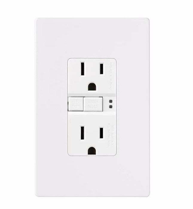 ET GFCI 15A WITH PLATE TRSGF15W