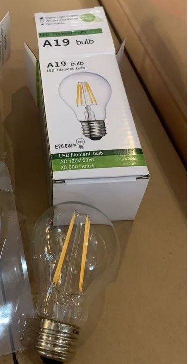 LED A19 6W CLEAR WW D