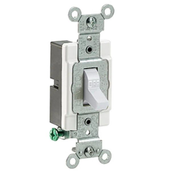 COMMERCIAL GRADE SINGLE POLE TOGGLE SWITCH 20A