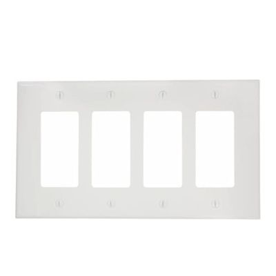 LT-4 GANG DECORA PLATE PJ264-W