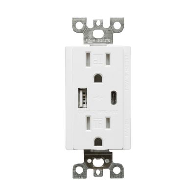 RECEPTACLE USB/TYPEA+C 20A