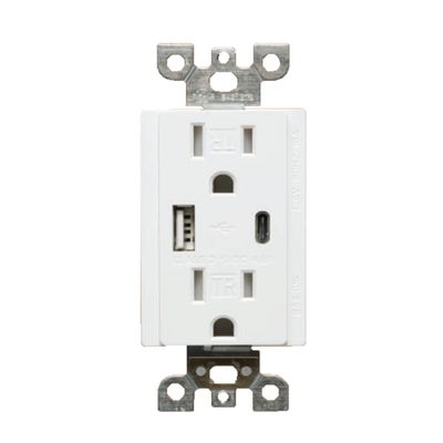 RECEPTACLE USB/TYPEA+C 15A