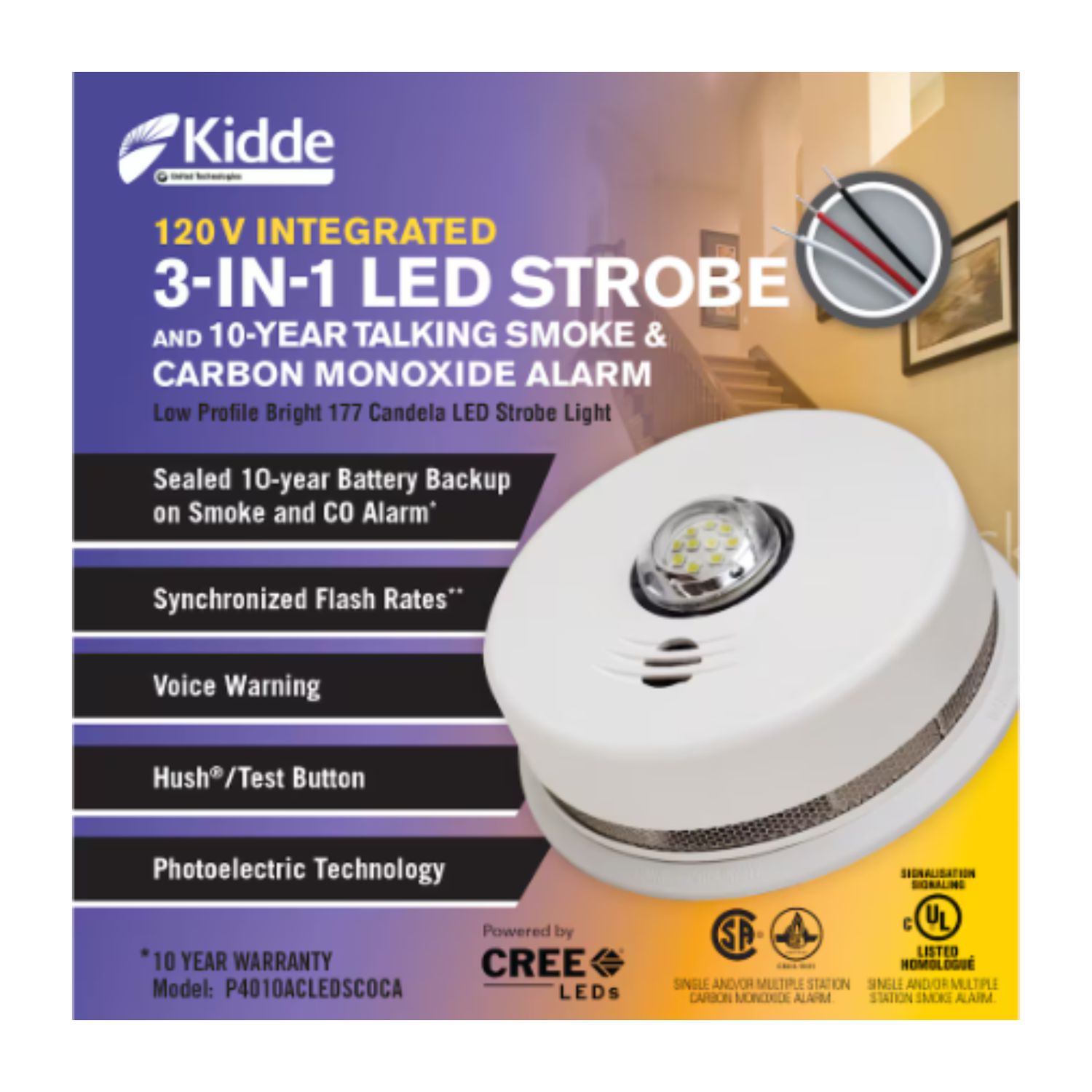 SMOKE ALARM 3IN1