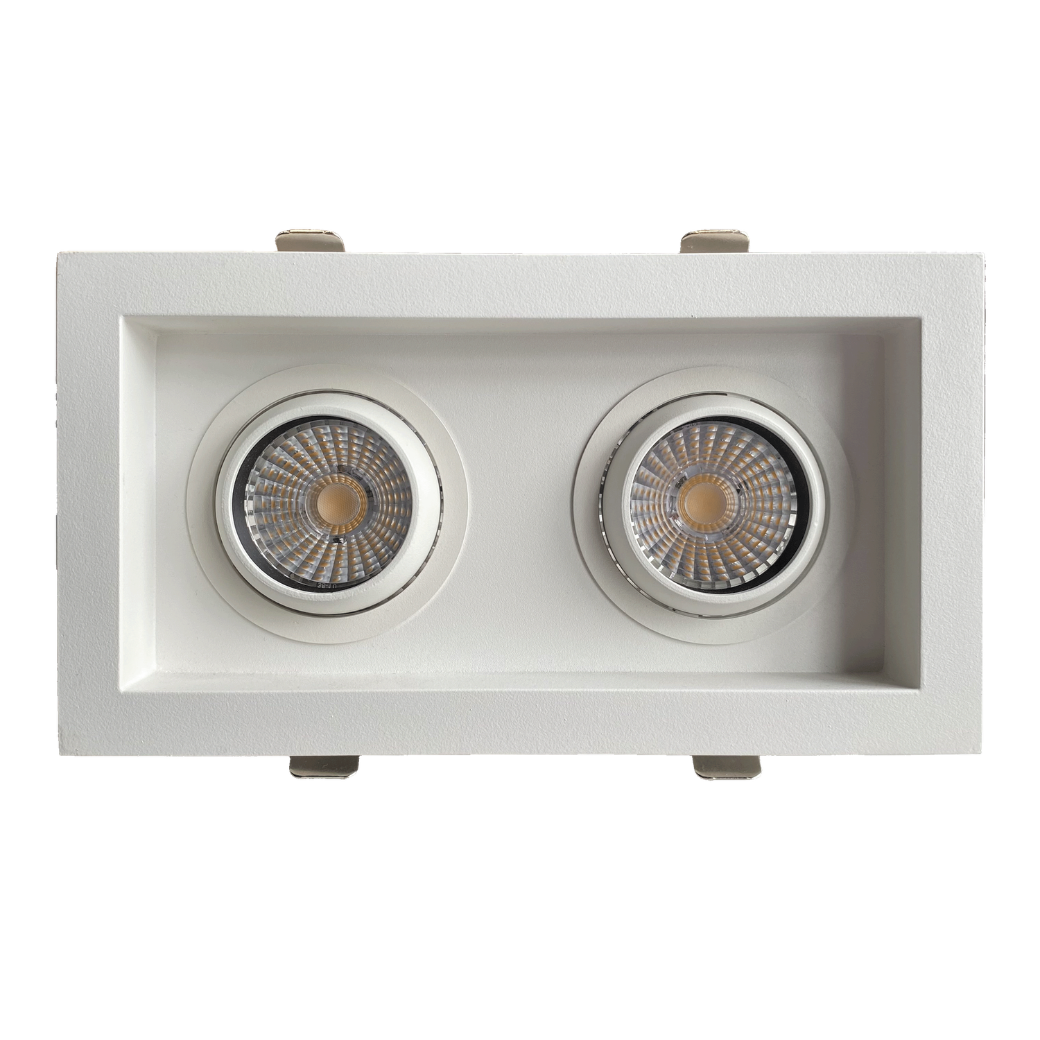 DOUBLE-HEAD CEILING 2X12W WW SQ -WHT DOUBLE-HEAD CEILING 2X12W WW SQ -WHT