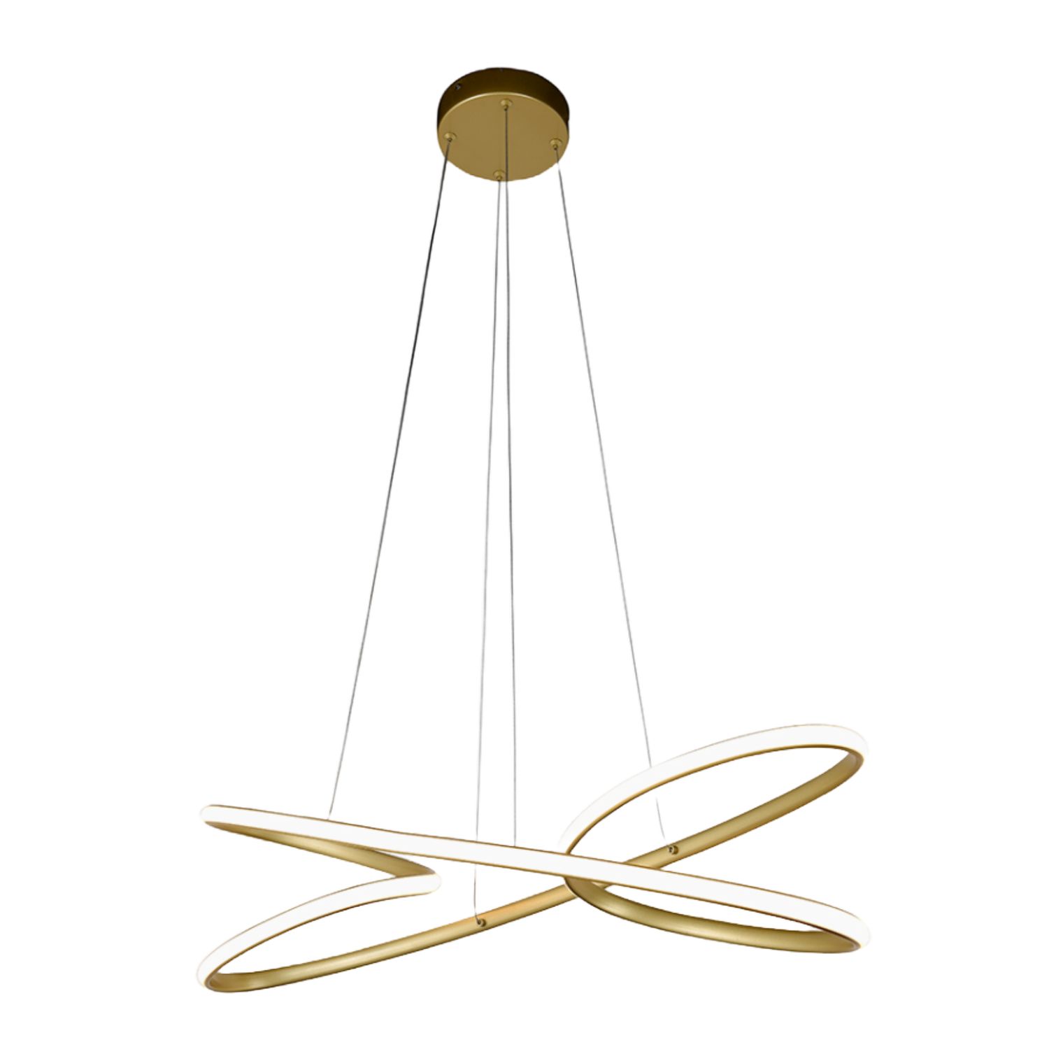 CHANDELIER GOLD L 30W CCT