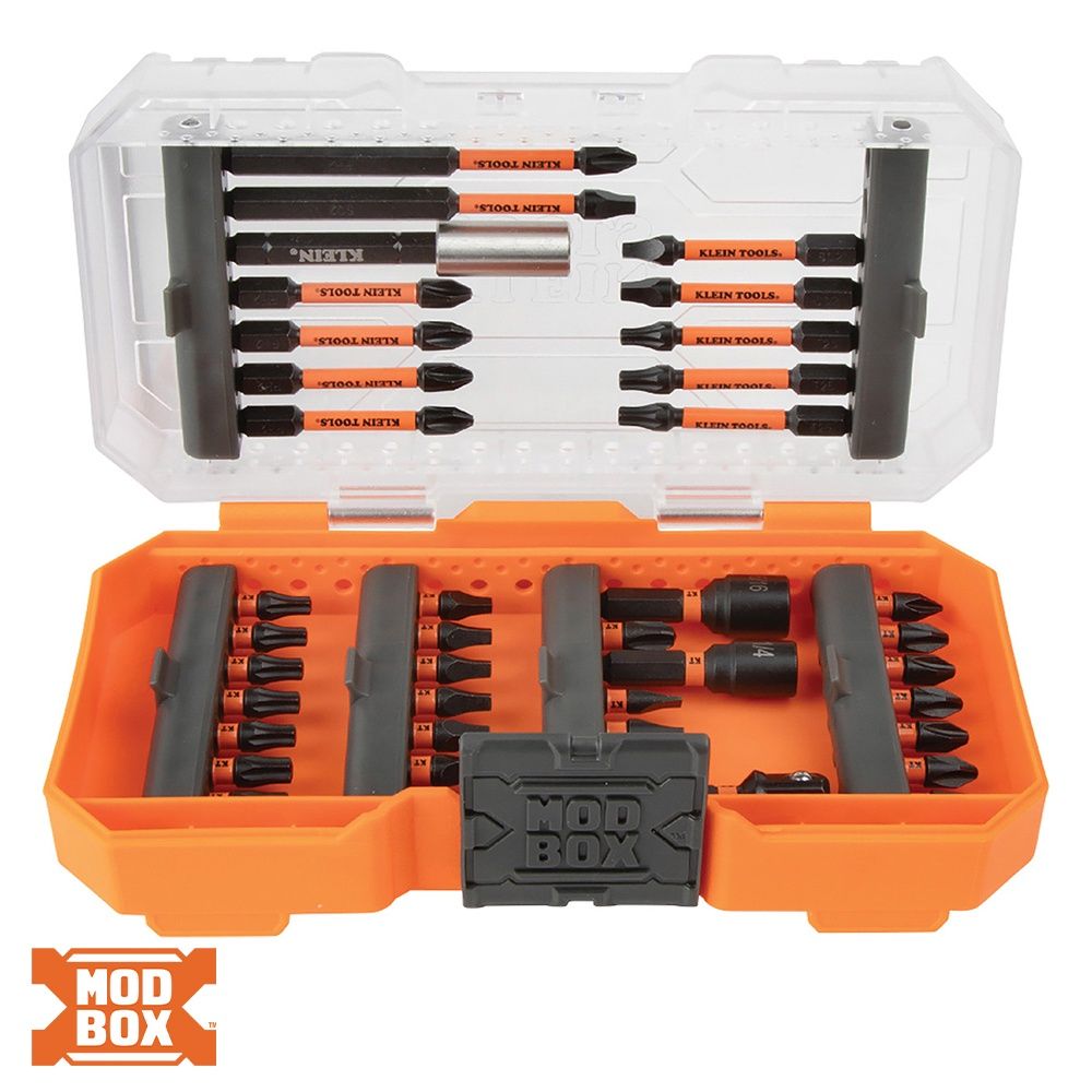 KLEIN IMPACT DRIVER BIT SET 40 PC 33801