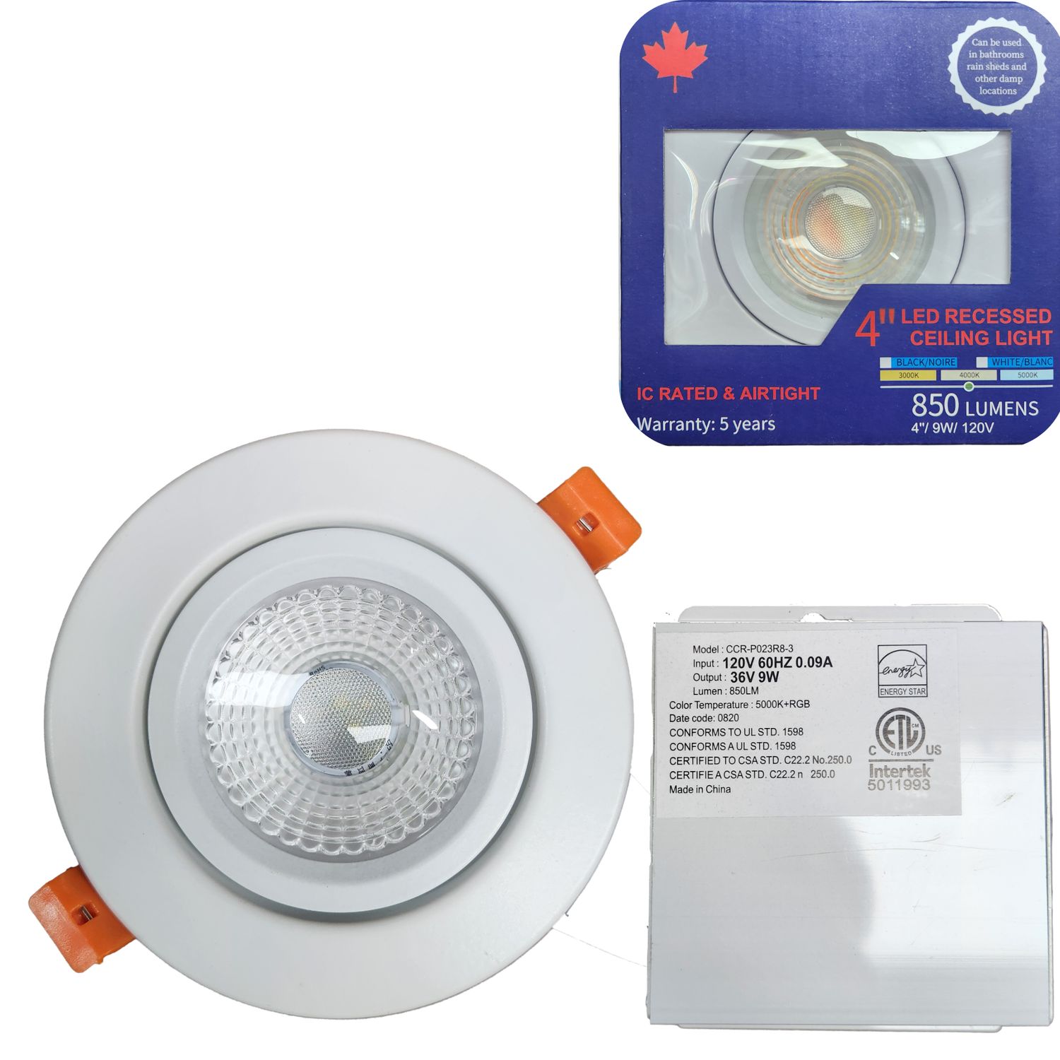 CCR-SPOT 9W 360D-RGB/CW+WW