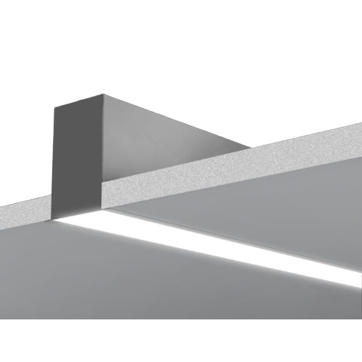 4 LINEAR AL RECESSED T-BAR 40W WW -WHT