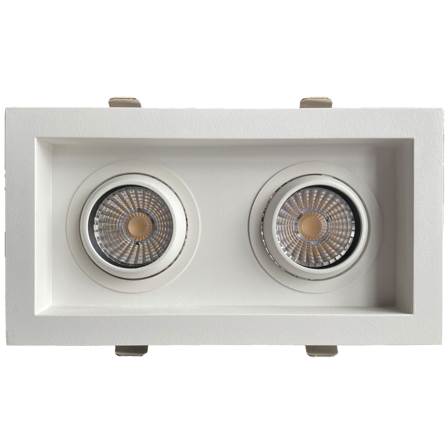 DOUBLE-HEAD BULL EYE CEILING LIGHT 2X12W 3CCT -WHT DOUBLE-HEAD BULL EYE CEILING LIGHT 2X12W 3CCT -WHT