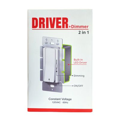 DRIVER + DIMMER 2IN1 SWITCH 60W 24V CLASS2