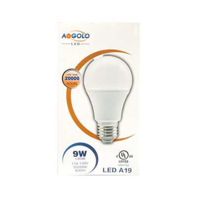 A19 BULB 9W 4000K