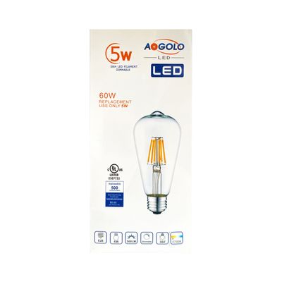 ST64 LED BULB 5W 4000K -DIM