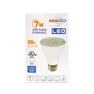 SMD PAR20 7W 2700K -DIM