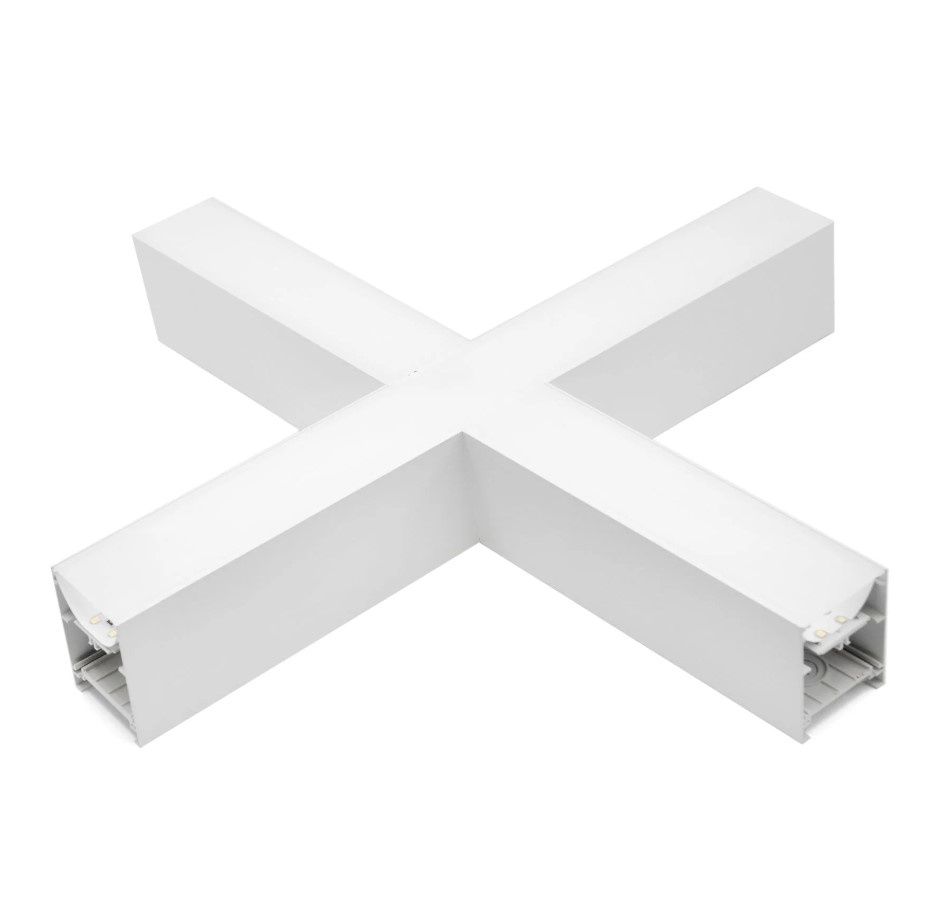 LINEAR LIGHT +SHAPE CONNECTOR -WHT