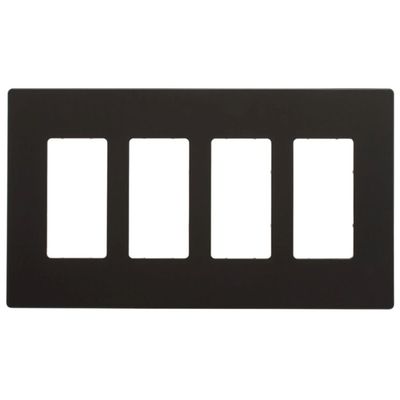 ET-4G DECORA PLATE SCREWLESS-BLK