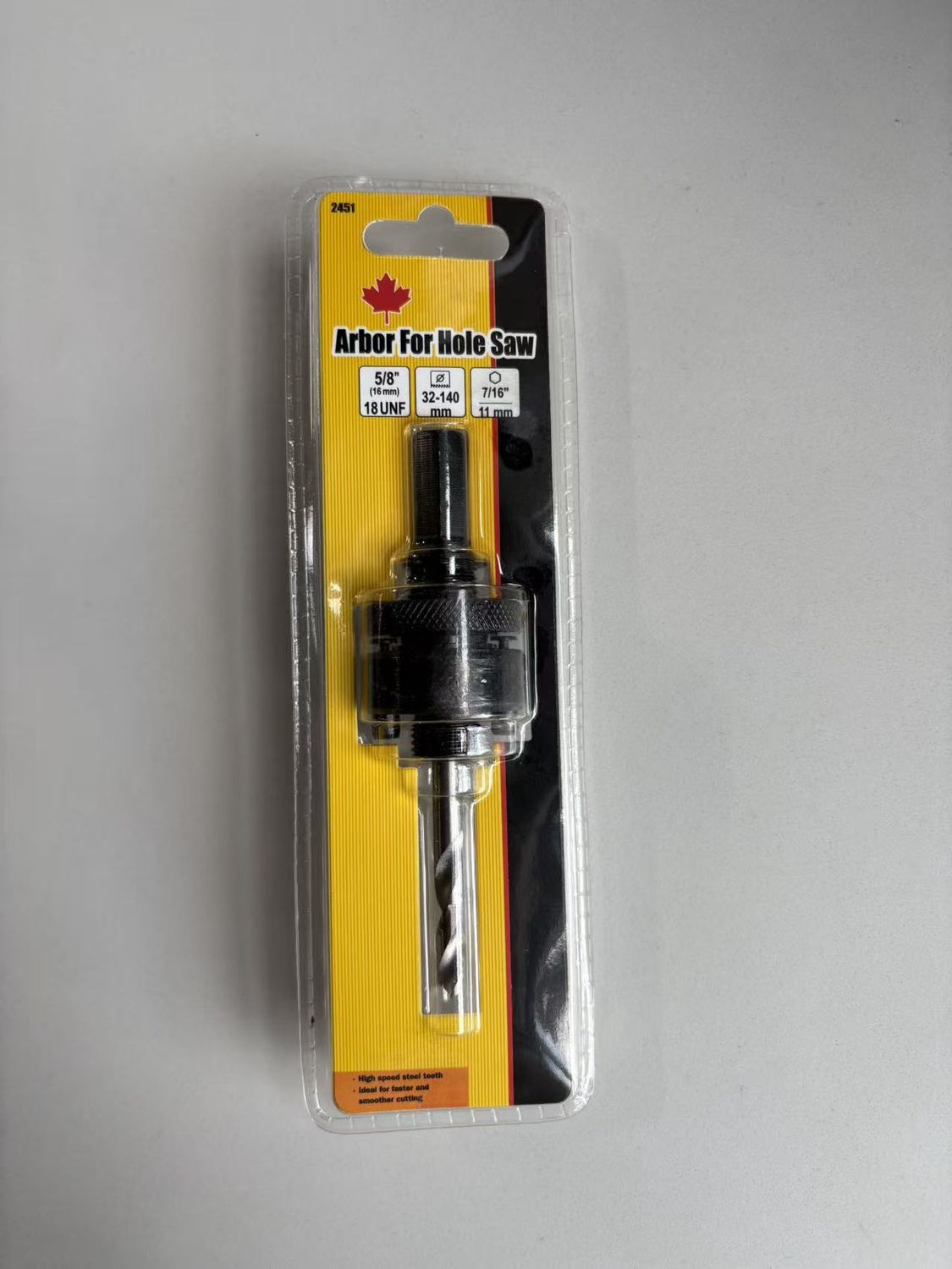 ARBOR FOR HOLE SAW 5/8 ARBOR FOR HOLE SAW 5/8" -16MM