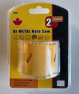 BI-METAL HOLE SAW 2 1/8"-55MM
