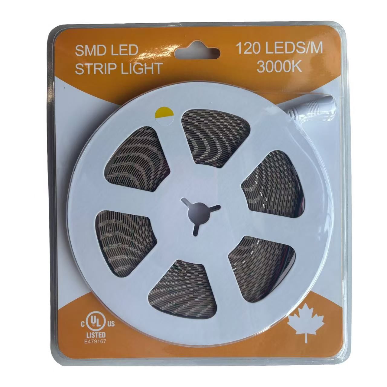 2835-24V-5MM-12W/M 3000K 10M(SINGLE CUTTABLE)