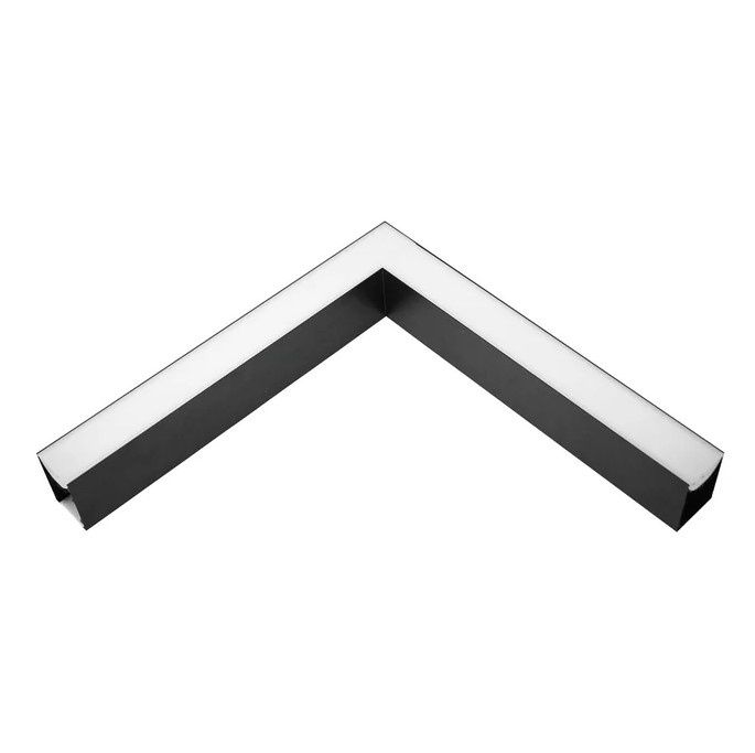 LINEAR LIGHT L-SHAPE CONNECTOR -BLK