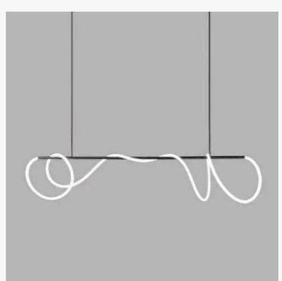 SERPENTINE GLOW BLACK CHANDELIER