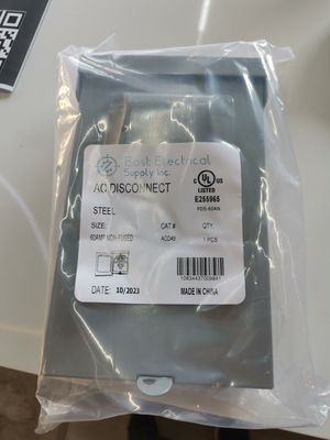 A/C DISCONNECT PULLOUT 60A