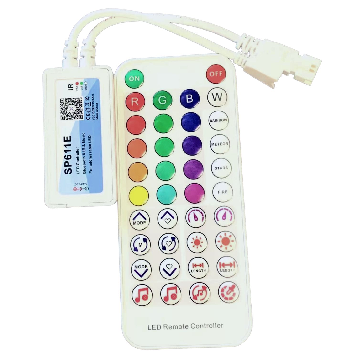 LED STRIP REMOTE + SP611E CONTROLLER