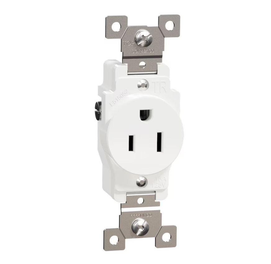 NEMA 15A 125V SINGLE RECEPTACLE