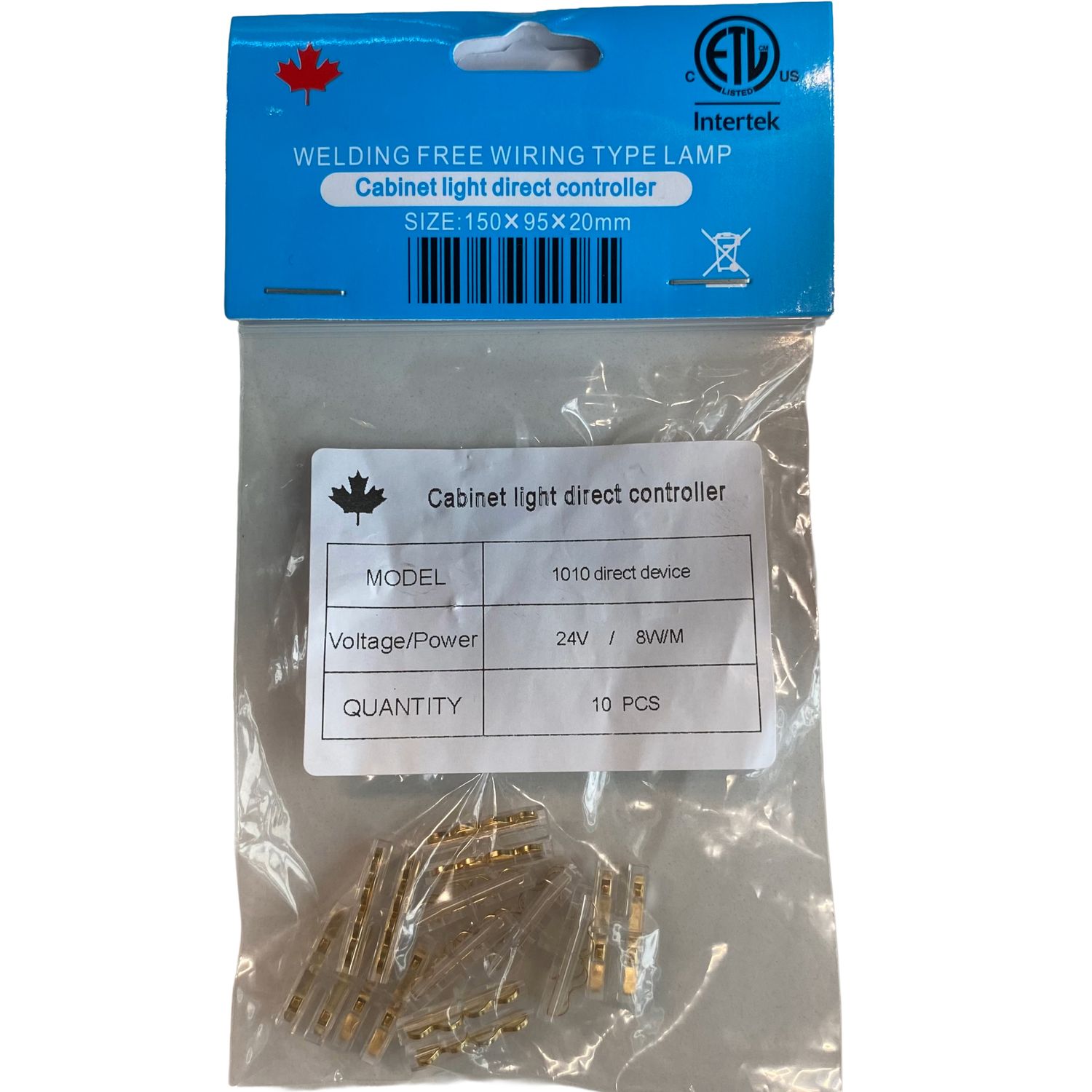 CABINET LIGHT DIRECT CONTROLLER 1010 10PCS/BAG
